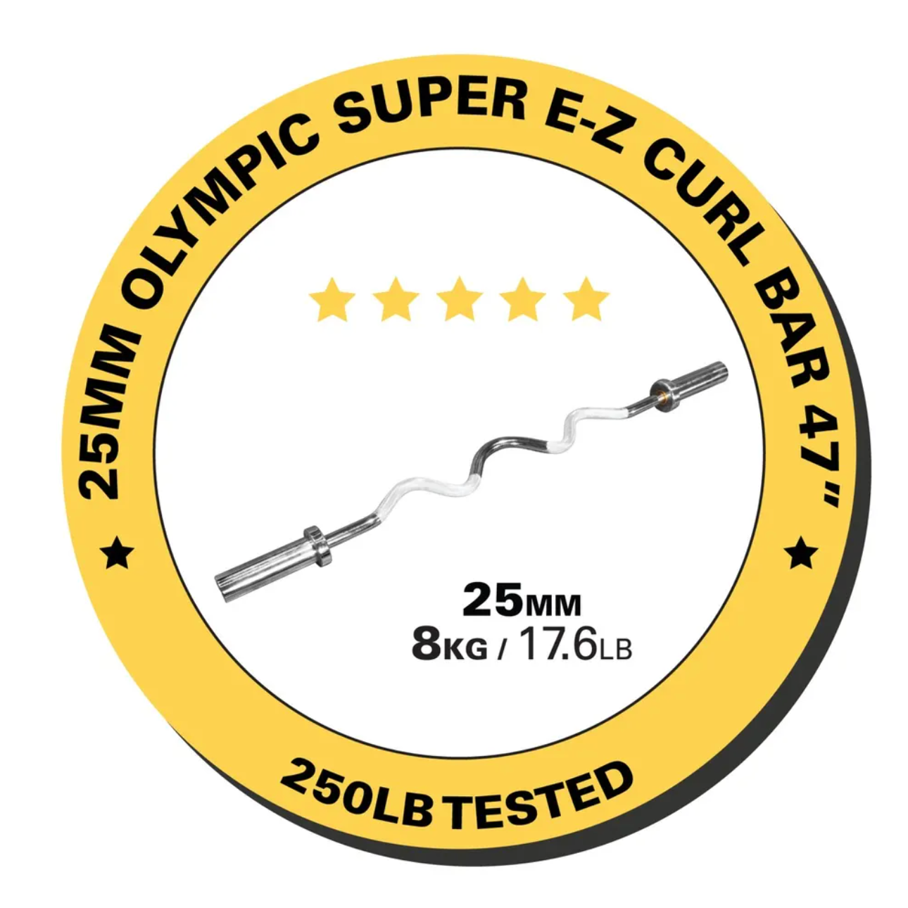 Barre de curling olympique Super E-Z - Fitness Dépôt +